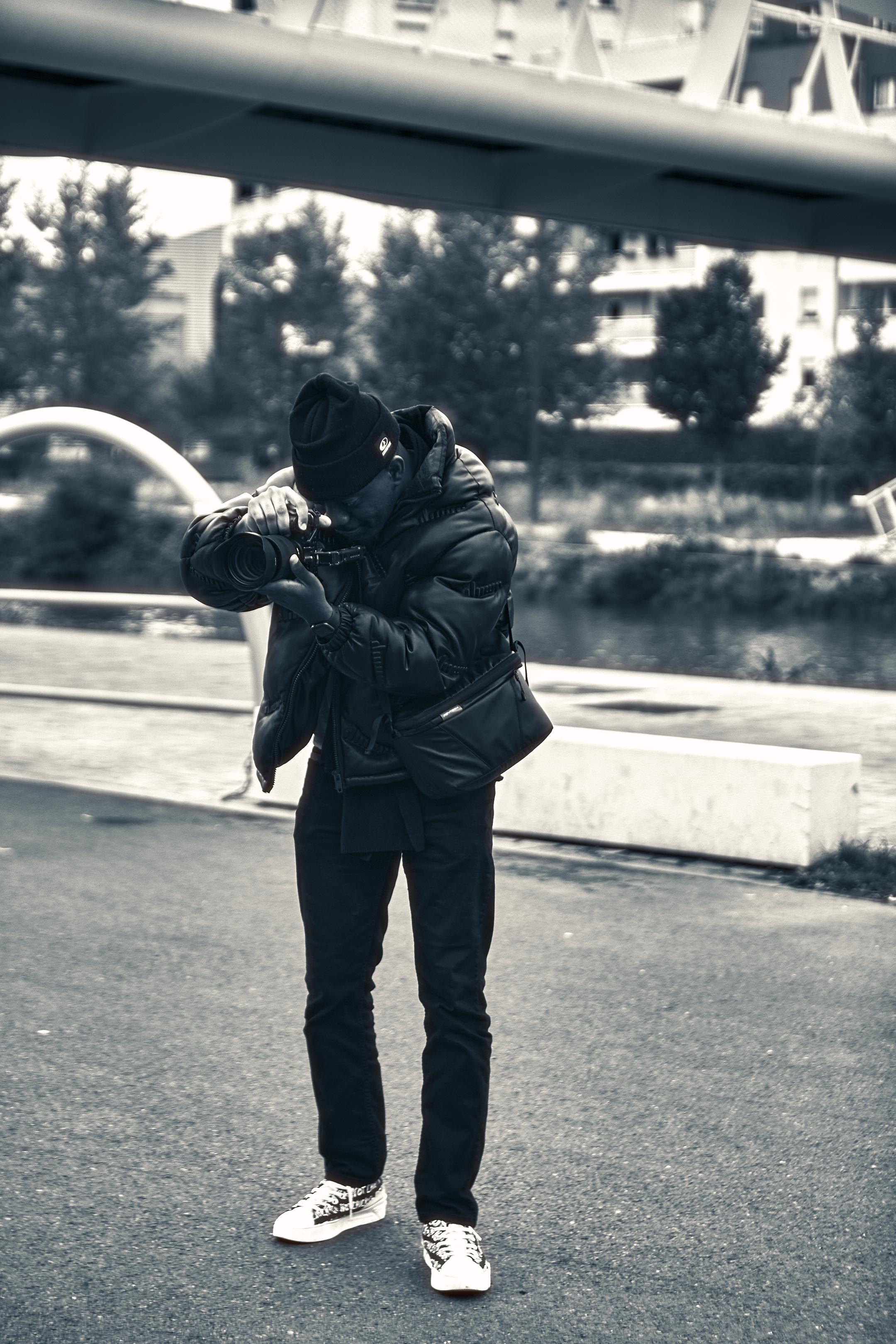 Director on location